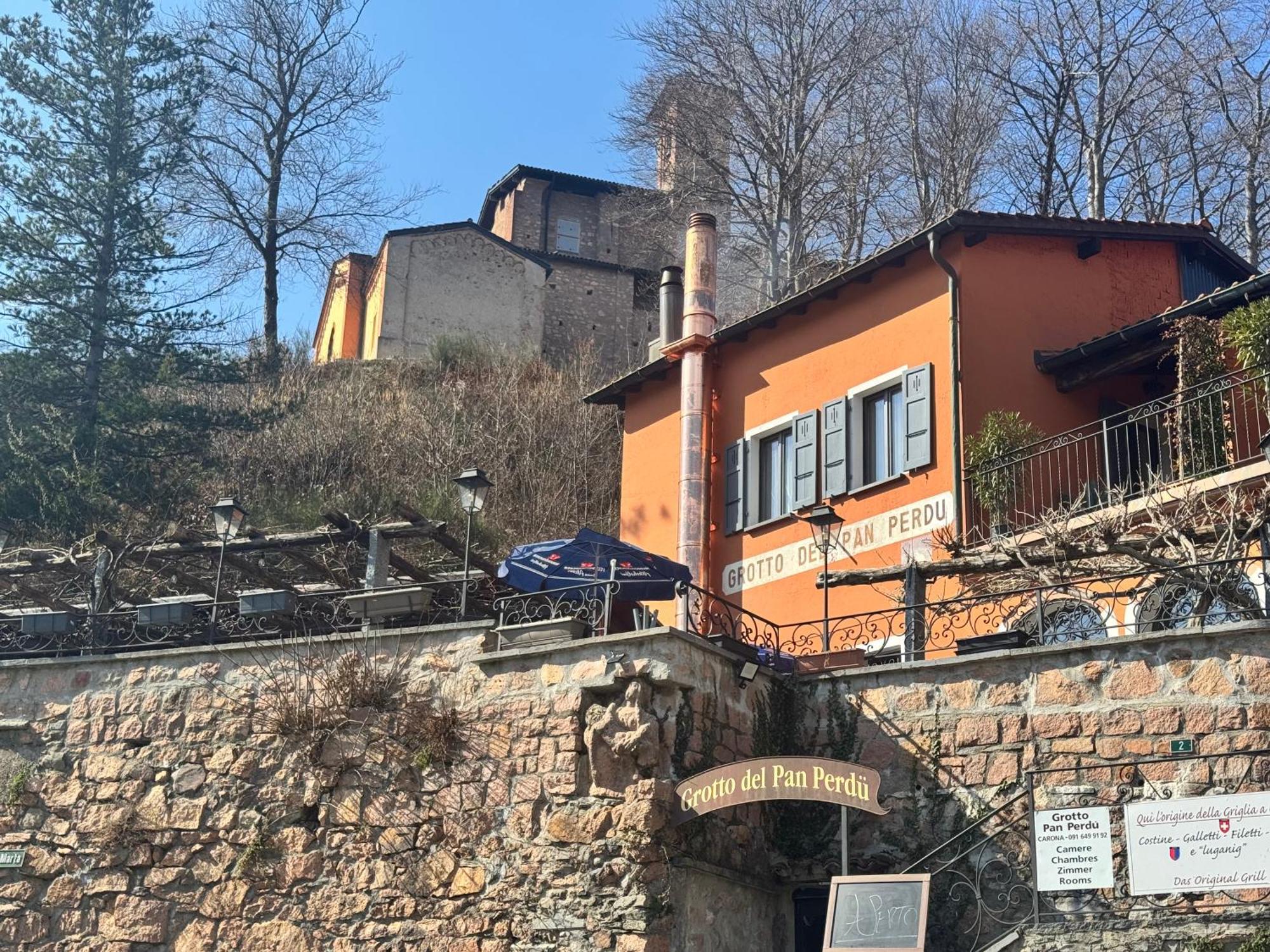 Bed and Breakfast Grotto Del Pan Perdue Lugano Exterior foto